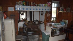 Kitchen display in the museum at Yarraman Heritage House