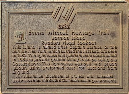 Emma Withnell Heritage Trail - Jarman Island - Readers Head Lookout