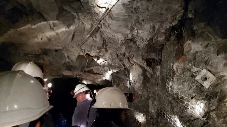 Underground mine tour at the Central Deborah Gold Mine in Bendigo