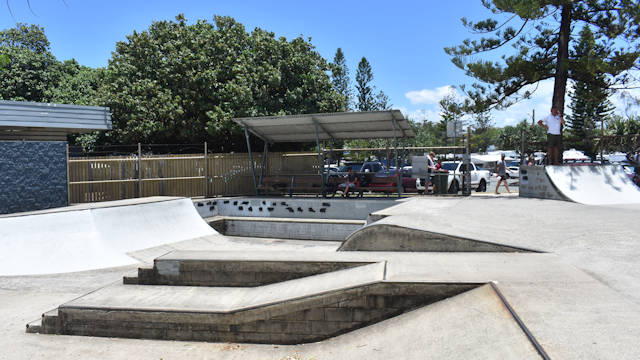 Concrete skate park