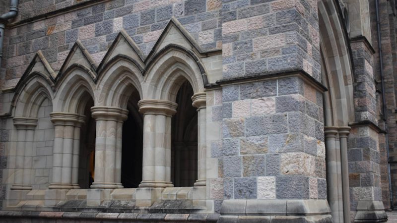 Window arches on St Johns Cathedral
