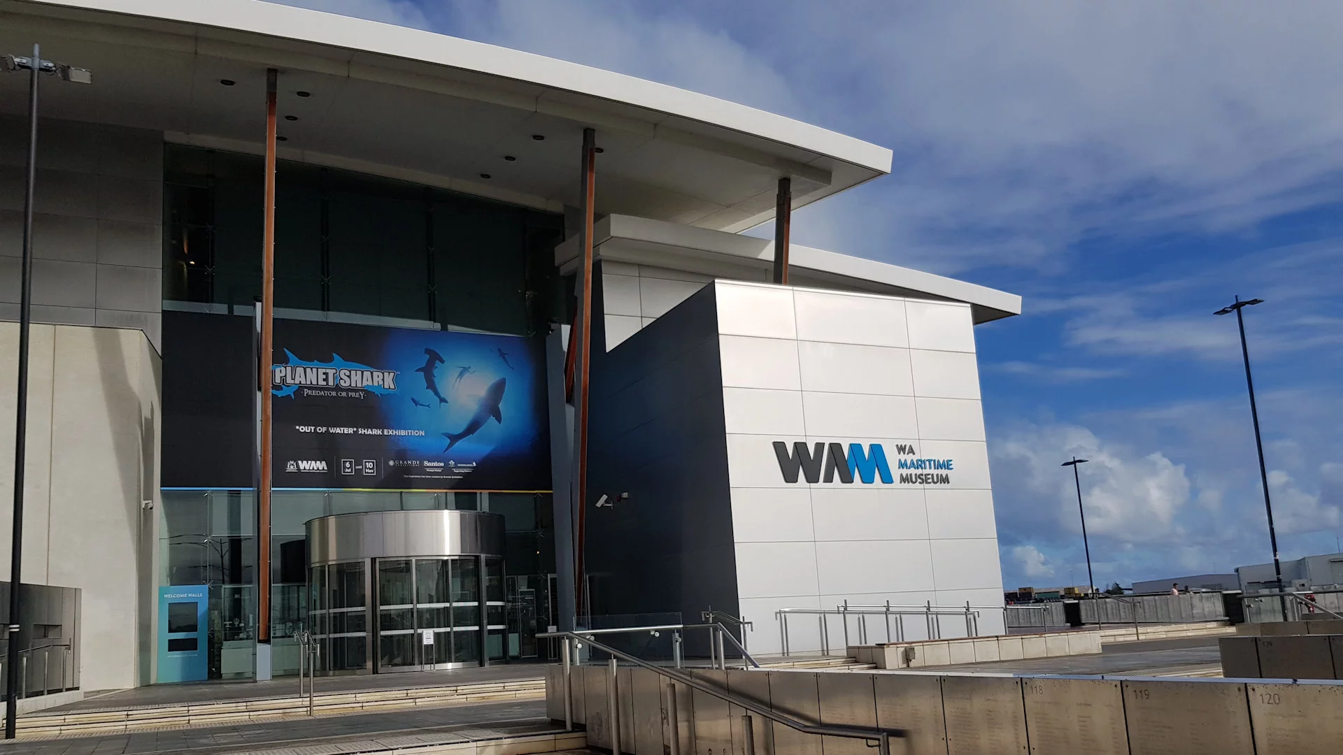 Front entrance to the Western Australian Maritime Museum