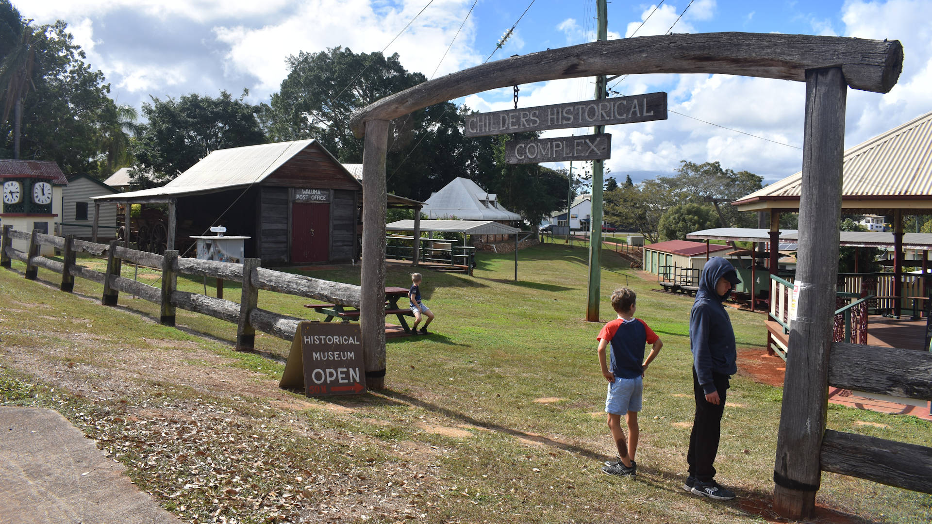 Entrance to the Historical Complex in Childers, Queensland