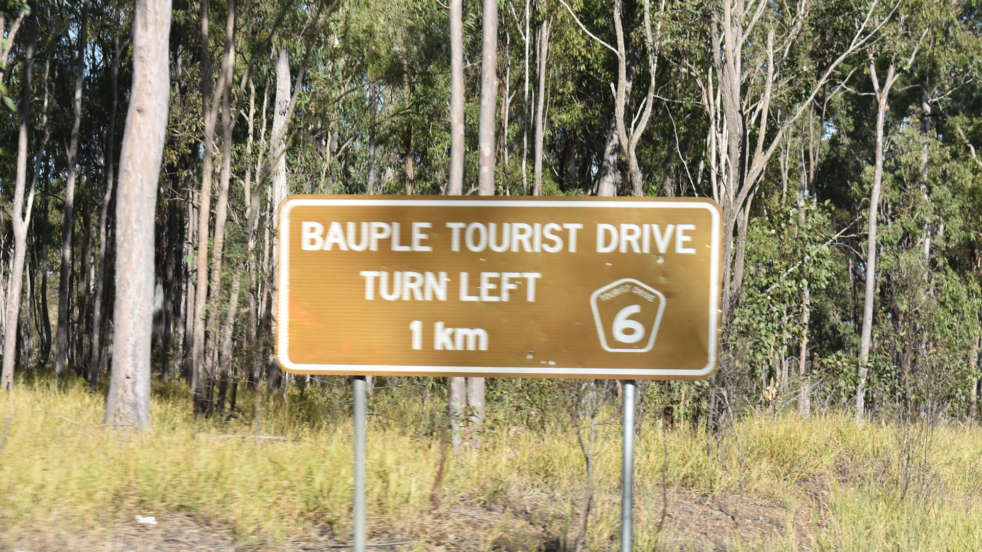 Bauple Tourist Drive, Turn Left 1km, Tourist Drive 6