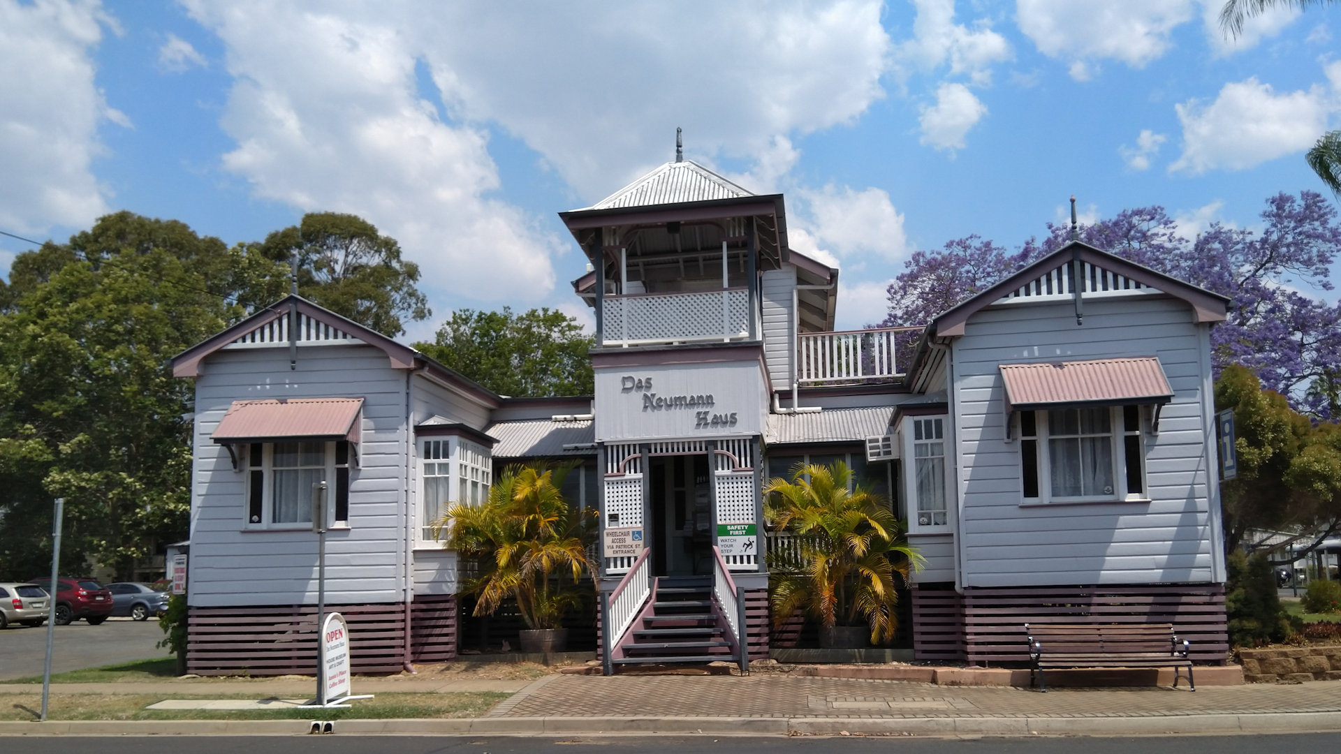 Front of the Das Neumann Haus Museum in Laidley
