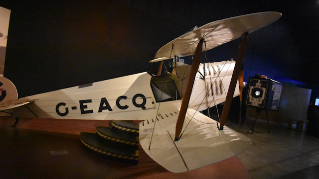 Avro Baby aircraft, in the Hinkler Hall of Aviation