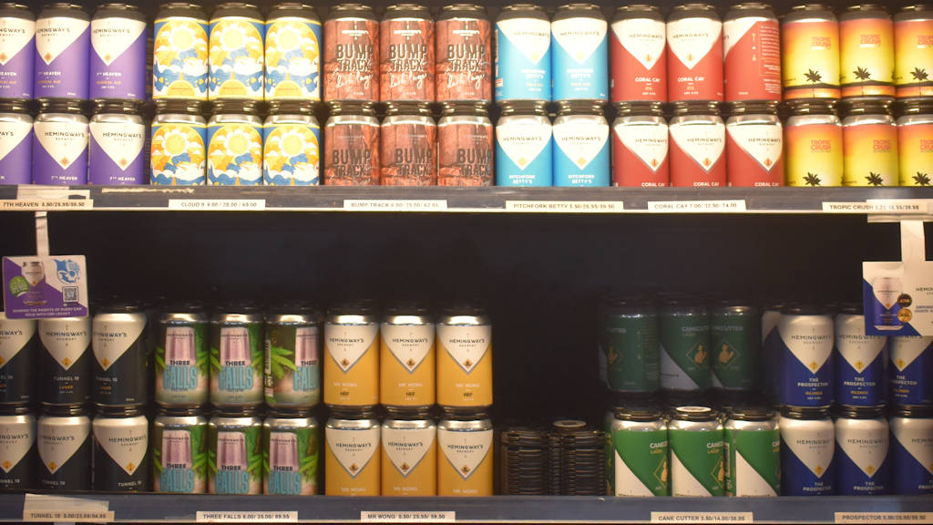 Hemingway's Brewery beers in cans