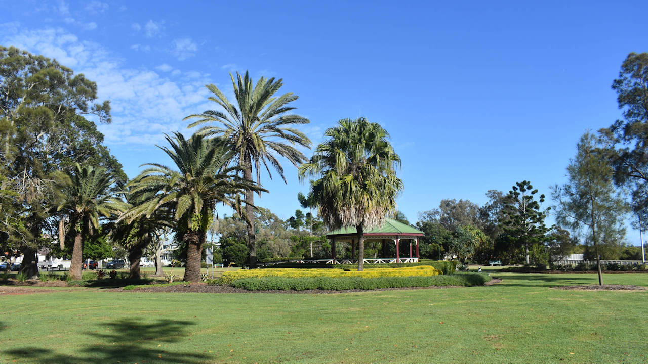 Drevesen Park in Brisbane's bayside suburb of Manly