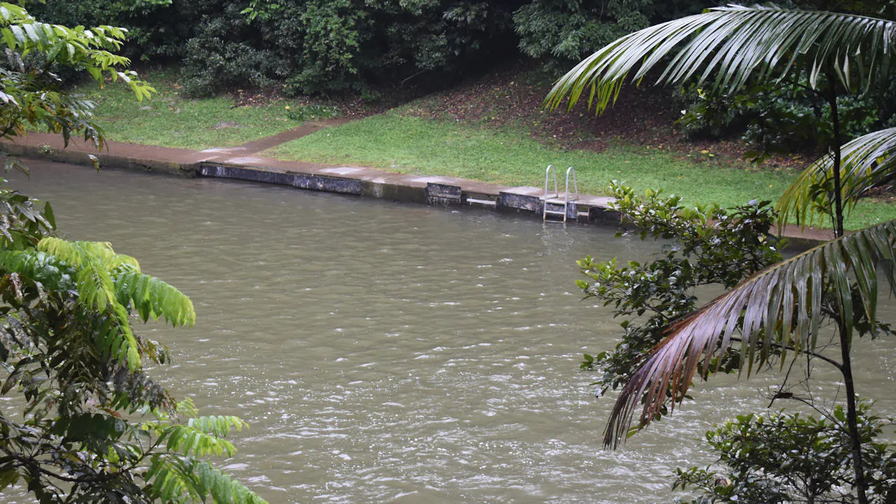 Swimming area at Malanda Falls