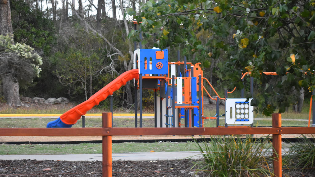 Playground equipment at Black Stump Park in Hervey Bay