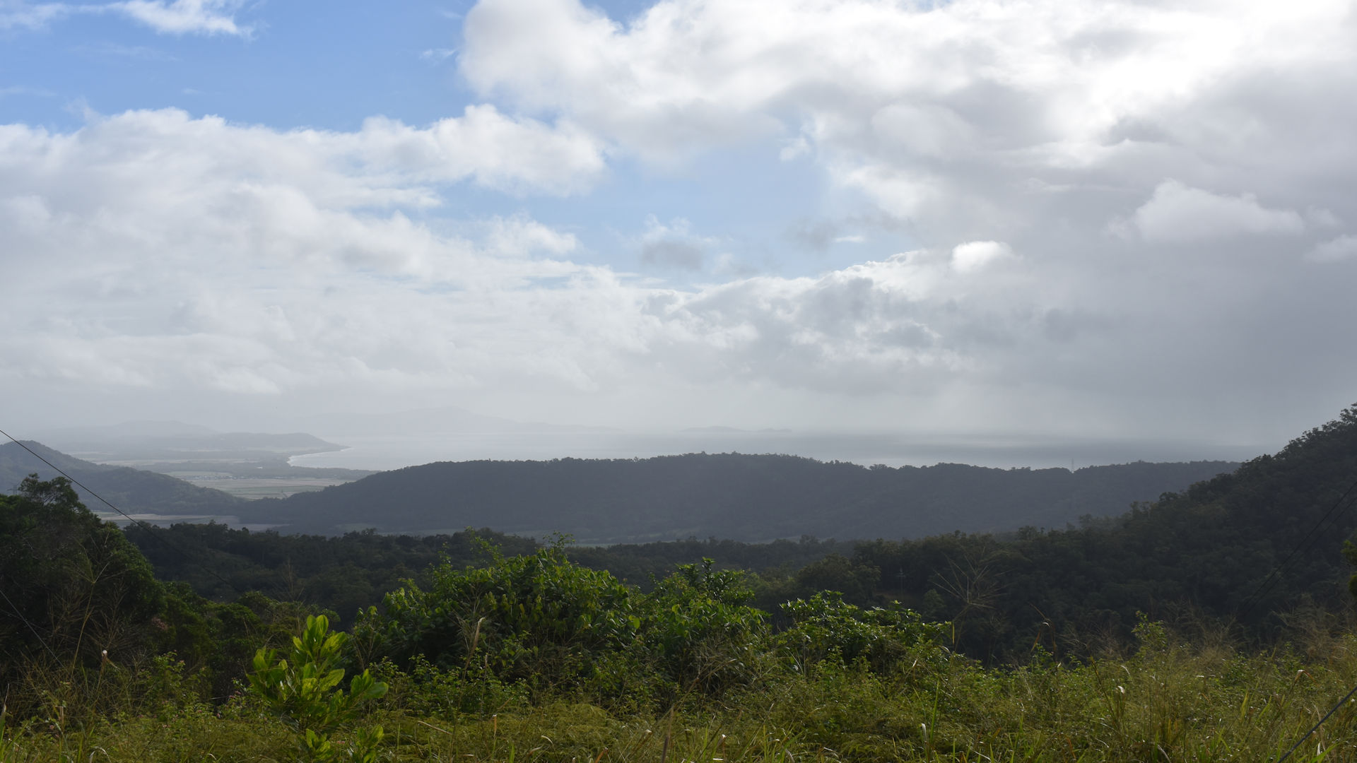 View north of Port Douglas from the Rex Range, Mossman Mount Malloy Road Lookout