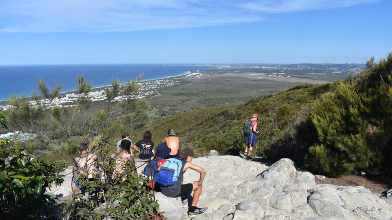 Rest at the Mount Coolum summit with a view