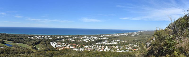 Have to stop for a view off the side of Mount Coolum