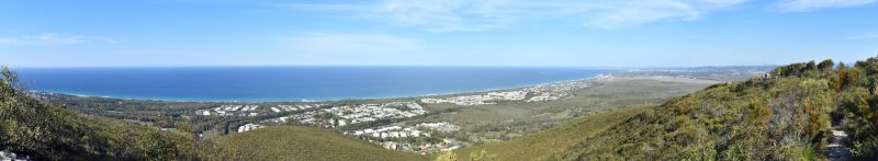 View from the Mount Coolum Summit viewing area