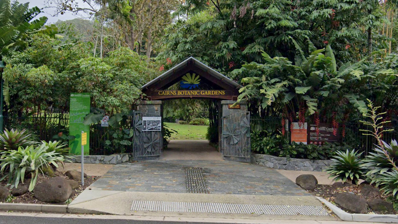 Entrance to the Cairns Botanic Gardens